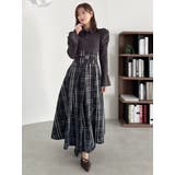 シャツカラーコルセットタックワンピース | dazzlin | 詳細画像12 