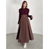 シャツカラーコルセットタックワンピース | dazzlin | 詳細画像18 