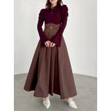 シャツカラーコルセットタックワンピース | dazzlin | 詳細画像21 