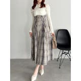 シャツカラーコルセットタックワンピース | dazzlin | 詳細画像27 