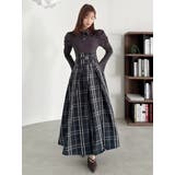 シャツカラーコルセットタックワンピース | dazzlin | 詳細画像9 