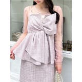 ピンク | ツイードツイストビスチェ | dazzlin