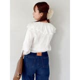 ピエロフリルブラウス | dazzlin | 詳細画像20