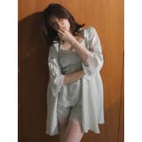 【吉田朱里】シルクフードヘアカバーガウン | dazzlin | 詳細画像2