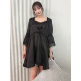 【吉田朱里】シルクフードヘアカバーガウン | dazzlin | 詳細画像23