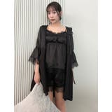 【吉田朱里】シルクフードヘアカバーガウン | dazzlin | 詳細画像24