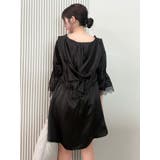 【吉田朱里】シルクフードヘアカバーガウン | dazzlin | 詳細画像32