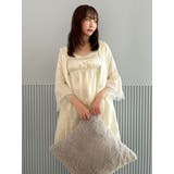 【吉田朱里】シルクフードヘアカバーガウン | dazzlin | 詳細画像35