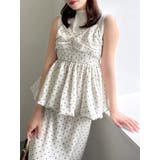 ペプラムギャザーバルーンブラウス | dazzlin | 詳細画像41 