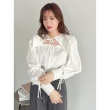 【20周年記念復刻！】オープンリボンブラウス | dazzlin | 詳細画像13 