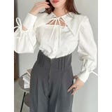 【20周年記念復刻！】オープンリボンブラウス | dazzlin | 詳細画像14 