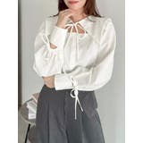 【20周年記念復刻！】オープンリボンブラウス | dazzlin | 詳細画像15 