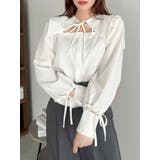 【20周年記念復刻！】オープンリボンブラウス | dazzlin | 詳細画像16 