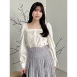 【20周年記念復刻！】オープンリボンブラウス | dazzlin | 詳細画像35 