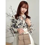 【20周年記念復刻！】オープンリボンブラウス | dazzlin | 詳細画像6 