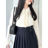 シュリンクフラワーショートシャツ | dazzlin | 詳細画像1 