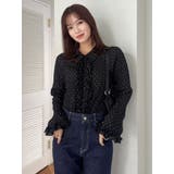 シュリンクフラワーショートシャツ | dazzlin | 詳細画像11 