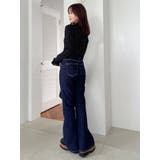 シュリンクフラワーショートシャツ | dazzlin | 詳細画像15 