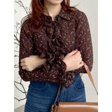 シュリンクフラワーショートシャツ | dazzlin | 詳細画像24 