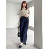 シュリンクフラワーショートシャツ | dazzlin | 詳細画像8 