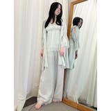【吉田朱里】シルクランジェリーライクロングパンツ | dazzlin | 詳細画像27