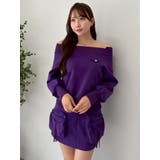 【セットアップ対応】スウェットポケットミニスカート | dazzlin | 詳細画像32 