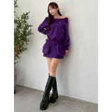 【セットアップ対応】スウェットポケットミニスカート | dazzlin | 詳細画像36 