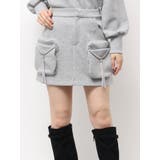 【セットアップ対応】スウェットポケットミニスカート | dazzlin | 詳細画像47 