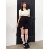 ナナメリボンミニスカート | dazzlin | 詳細画像46 
