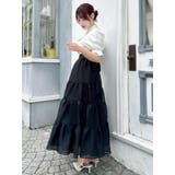 オーガンティアードスカート | dazzlin | 詳細画像12 