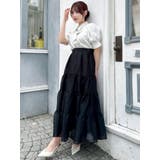 オーガンティアードスカート | dazzlin | 詳細画像14 