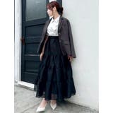 オーガンティアードスカート | dazzlin | 詳細画像17 