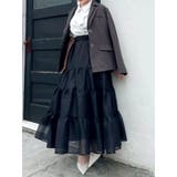 オーガンティアードスカート | dazzlin | 詳細画像18 