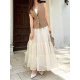 オーガンティアードスカート | dazzlin | 詳細画像19 