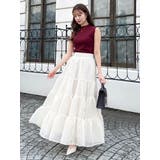 オーガンティアードスカート | dazzlin | 詳細画像4 