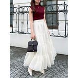 オーガンティアードスカート | dazzlin | 詳細画像7 