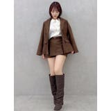 【セットアップ対応】レイヤードスカートパンツ | dazzlin | 詳細画像30 