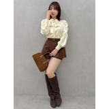 【セットアップ対応】レイヤードスカートパンツ | dazzlin | 詳細画像47 