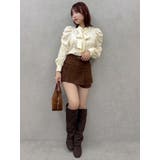 【セットアップ対応】レイヤードスカートパンツ | dazzlin | 詳細画像48 