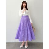 モチーフボリュームフレアスカート | dazzlin | 詳細画像11 