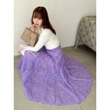 モチーフボリュームフレアスカート | dazzlin | 詳細画像15 