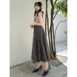 モチーフボリュームフレアスカート | dazzlin | 詳細画像23 