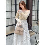 モチーフボリュームフレアスカート | dazzlin | 詳細画像28 