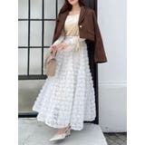 モチーフボリュームフレアスカート | dazzlin | 詳細画像30 