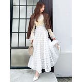 モチーフボリュームフレアスカート | dazzlin | 詳細画像31 