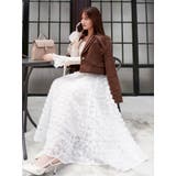 モチーフボリュームフレアスカート | dazzlin | 詳細画像32 