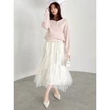 【FILA別注】アシメチュールティアードスカート | dazzlin | 詳細画像13 