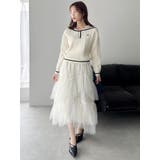 【FILA別注】アシメチュールティアードスカート | dazzlin | 詳細画像18 