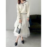 【FILA別注】アシメチュールティアードスカート | dazzlin | 詳細画像19 