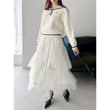 【FILA別注】アシメチュールティアードスカート | dazzlin | 詳細画像22 